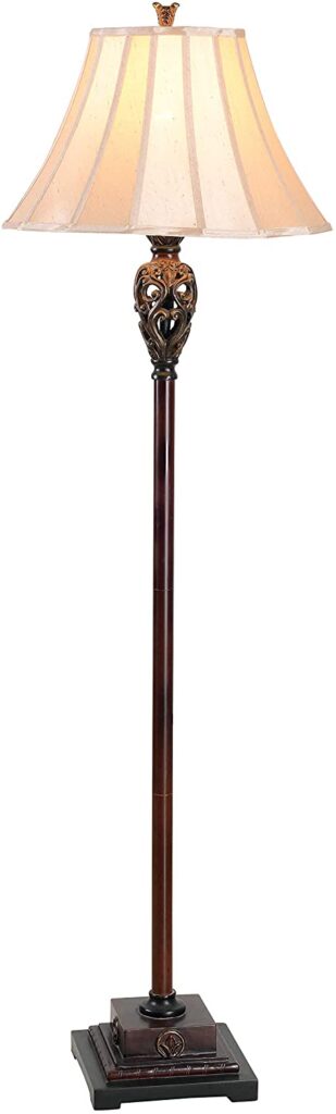 KENROY HOME IRON LACE TRADITIONAL FLOOR LAMP