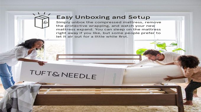 Tuft and needle mattress, with extra comfort