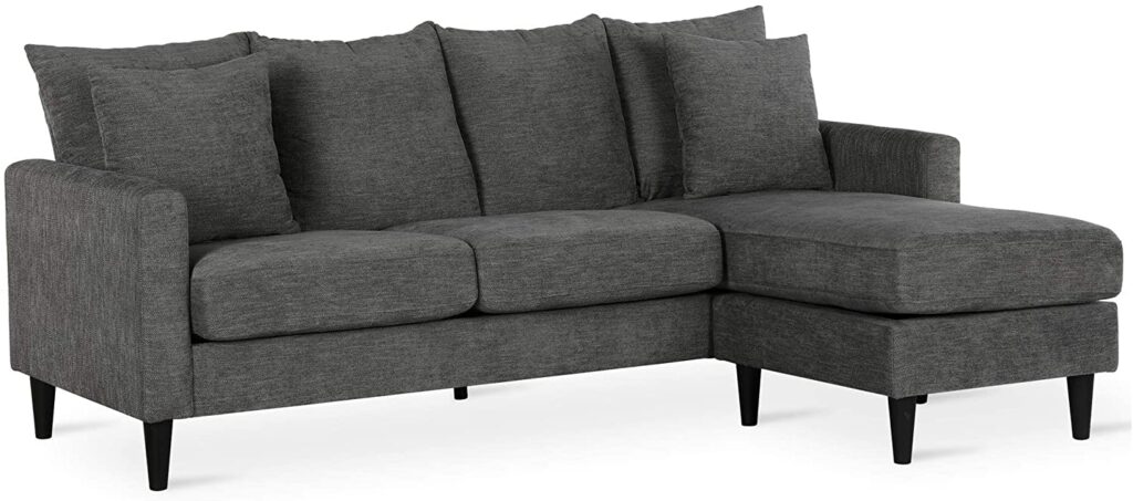 FlexLiving Reversible Sectional Sofa with Pillows