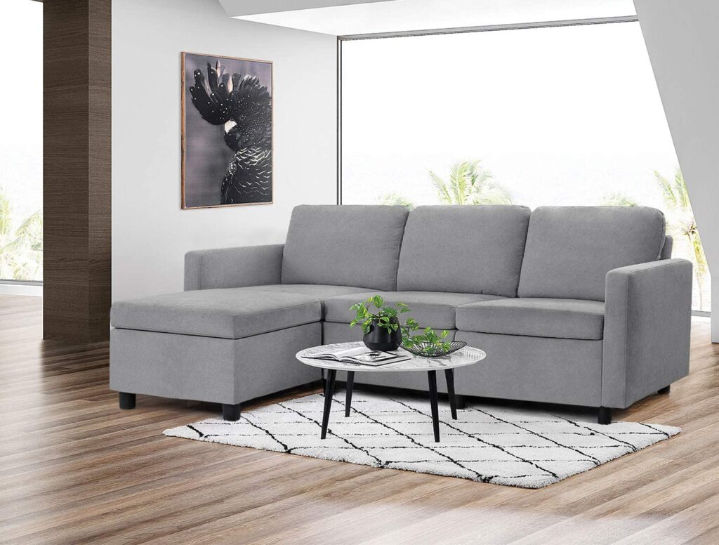  Panova Convertible Sectional, L-Shaped Couch