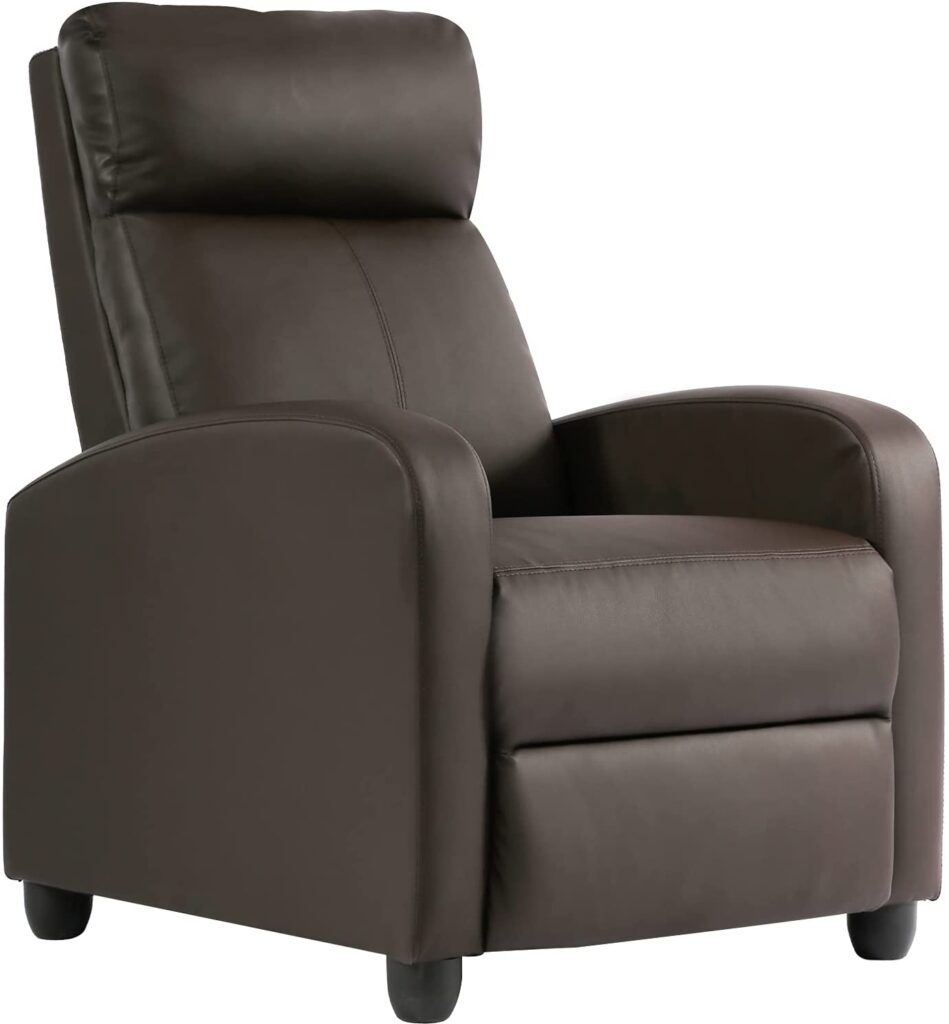 YAHEETECH Recliner Chair Faux Leather