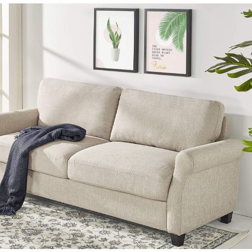 ZINUS Josh Sofa Affordable Couch / Easy, Tool-Free Assembly