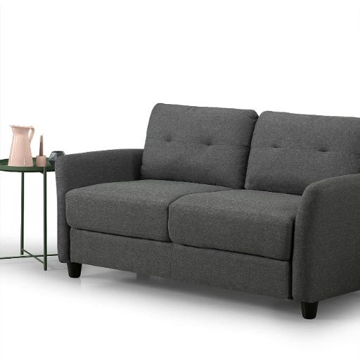 ZINUS Ricardo Loveseat Sofa/Tufted Cushions 