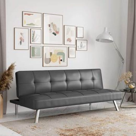 Serta Rane Grey Convertible Sofa