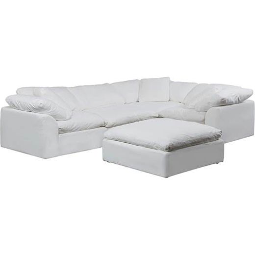 Sunset Trading 'Cloud Puff' White Sectional